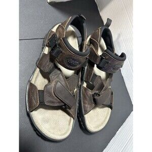 Bass Sandals Men Size 10 M Brown Platform Y2K Hammer Chunky Shoes